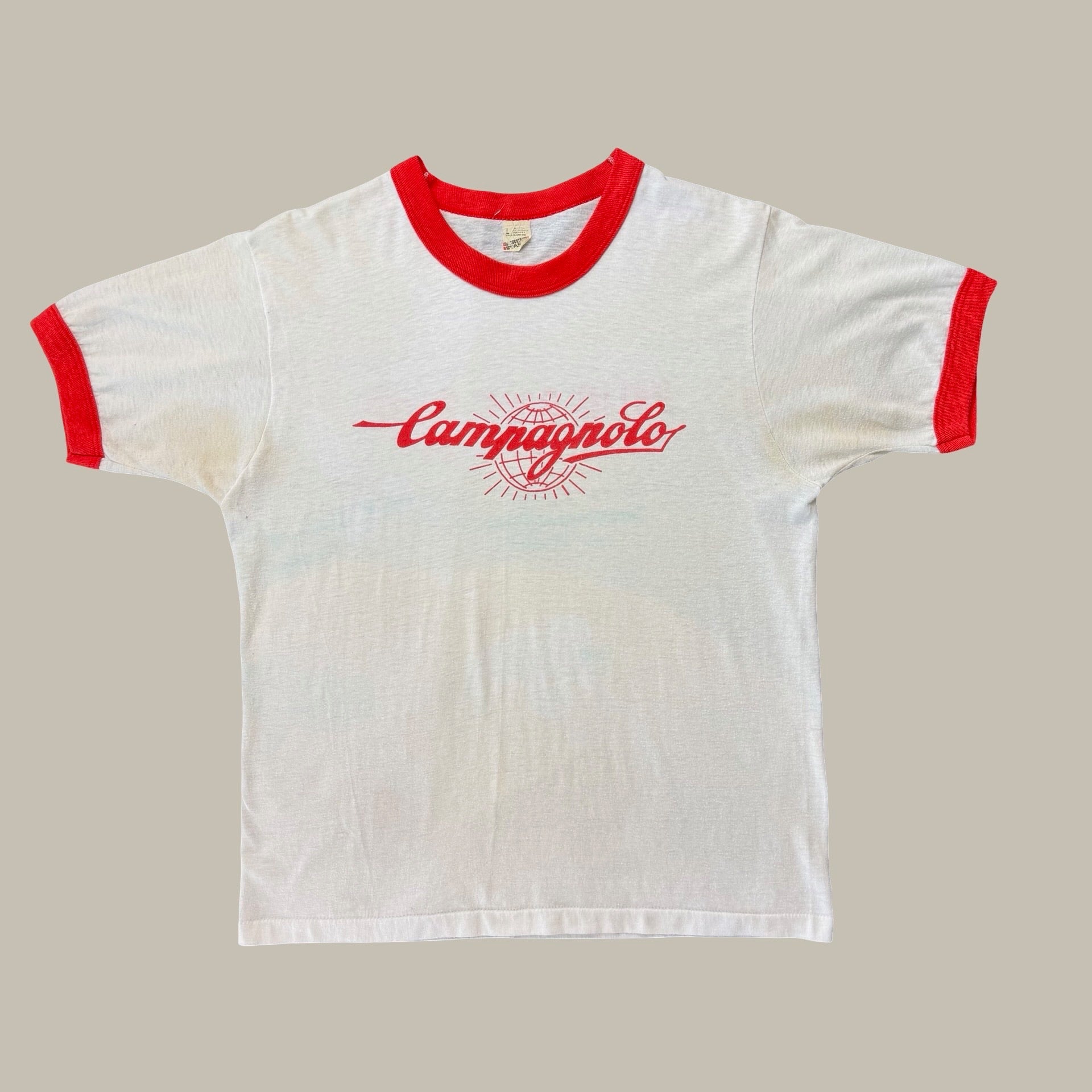 PATIO BIKE SHOP CAMPAGNOLO RINGER T-SHIRT · CIRCA 1970S-1980S