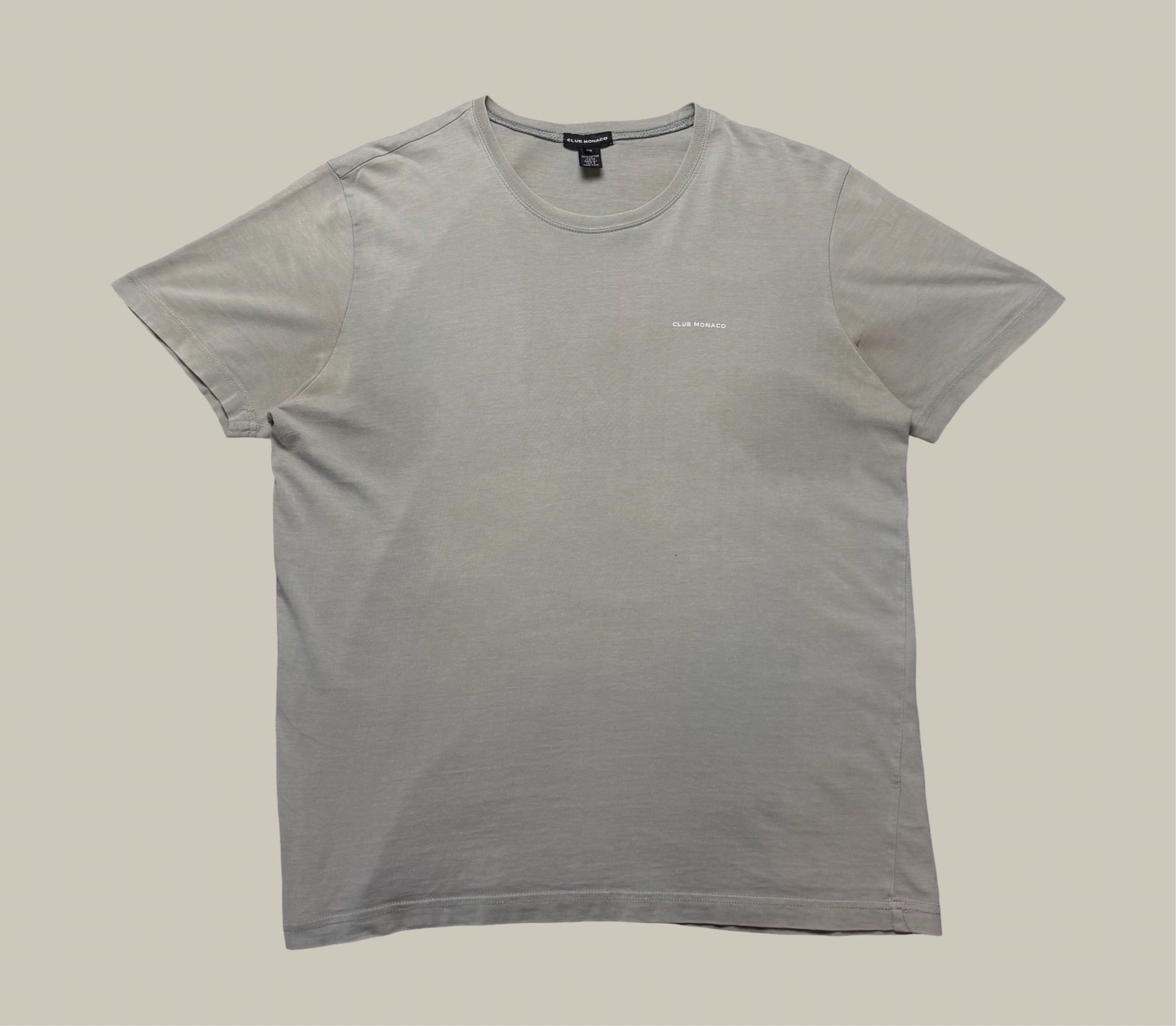 CLUB MONACO MINIMAL LOGO TEE CIRCA EARLY 2000S