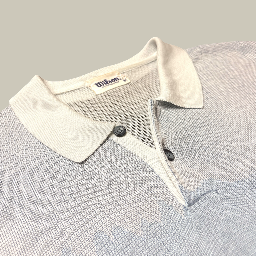 VINTAGE 1960S–1970S WILSON SCENIC KNIT POLO SHIRT