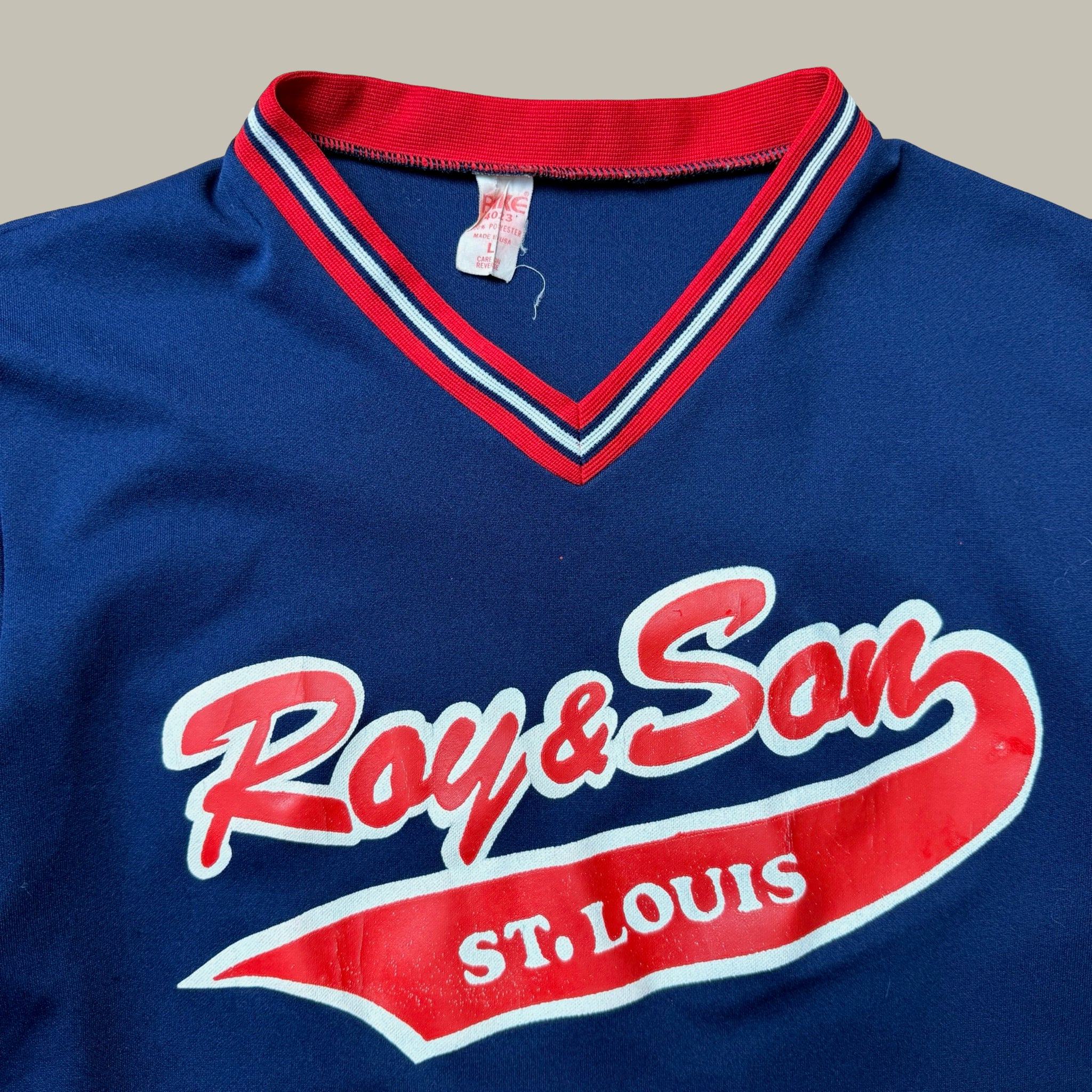 BIKE ROY & SON ST. LOUIS TEAM JERSEY CIRCA LATE 1970S