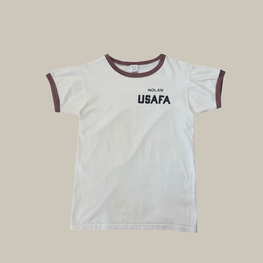 CHAMPION "NOLAN USAFA RINGER T-SHIRT