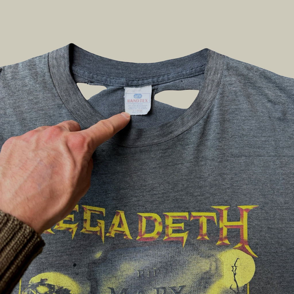 MEGADETH “RIP MARY JANE” CUT-OFF T-SHIRT · CIRCA 1988