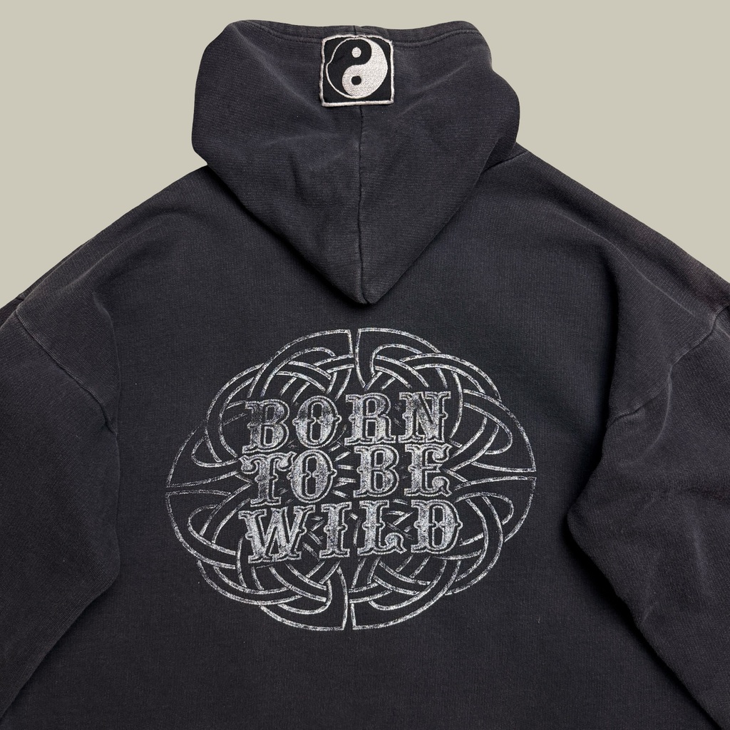 Y2K WOLF GRAPHIC HOODIE
