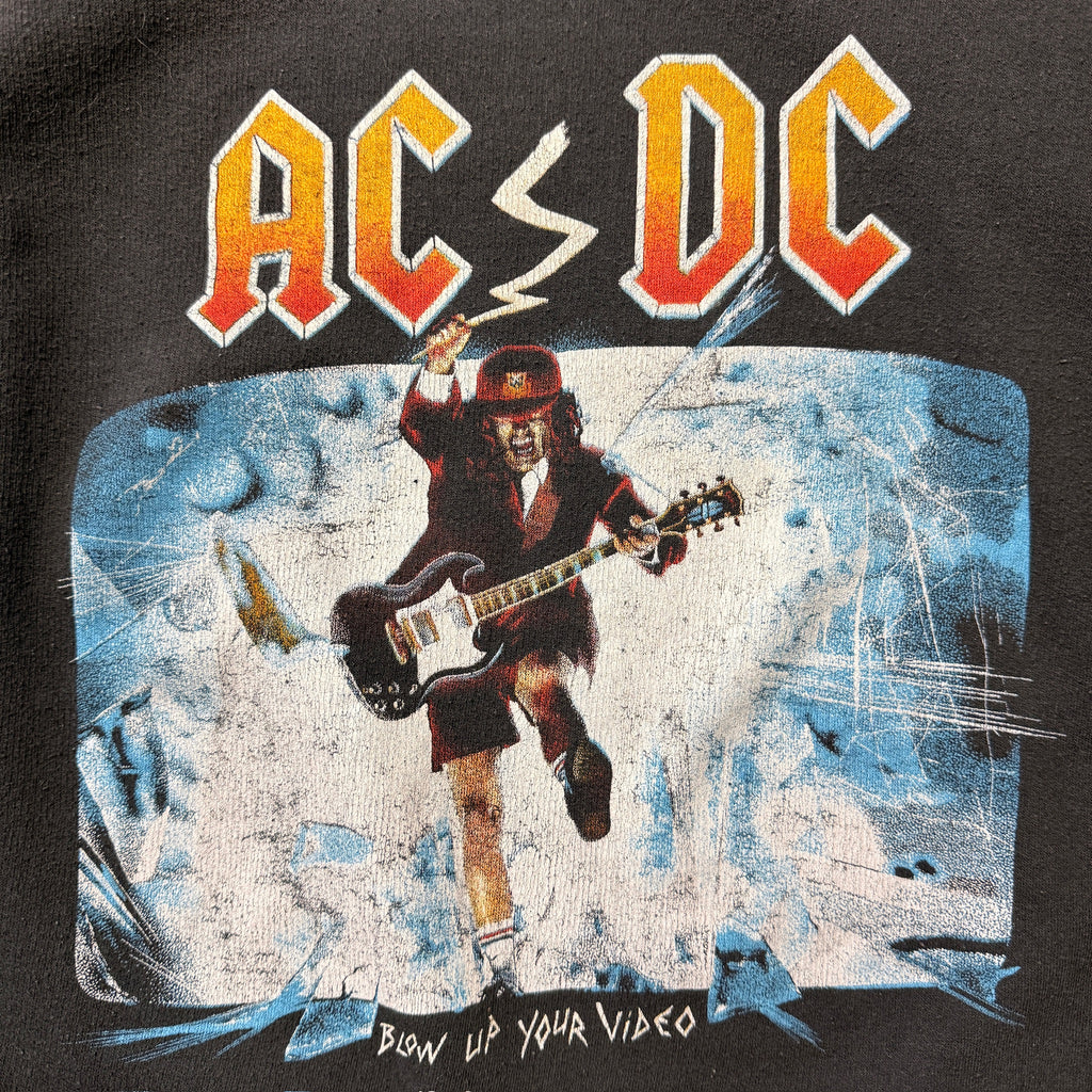 1988 AC/DC BLOW UP YOUR VIDEO RAGLAN SWEATER