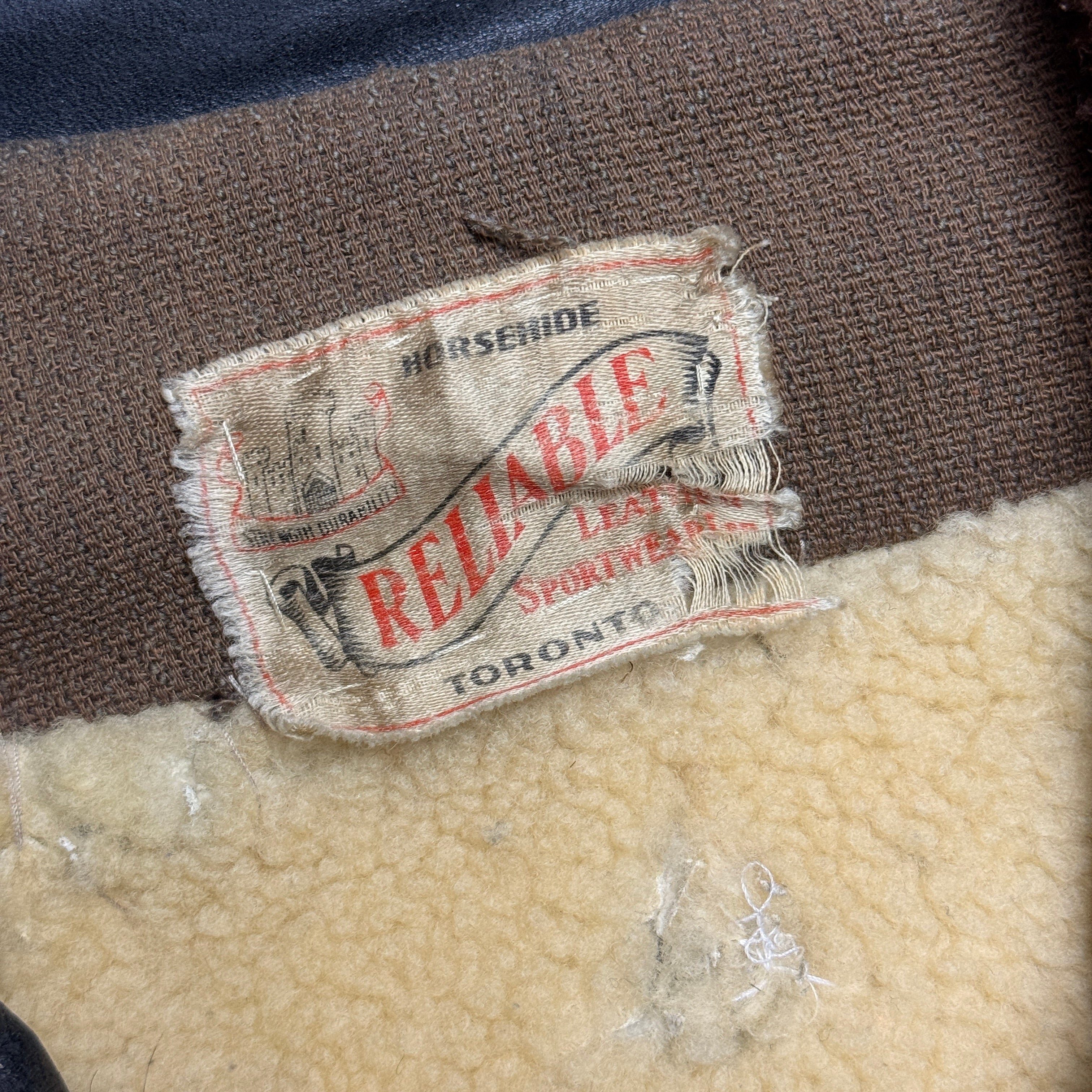 RELIABLE HORSEHIDE BARNSTORMER JACKET (CIRCA 1940S–EARLY 1950S)