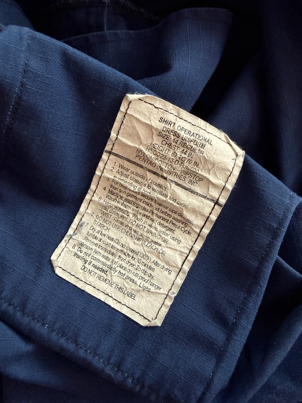 U.S. MILITARY RIPSTOP OPERATIONAL UTILITY SHIRT
