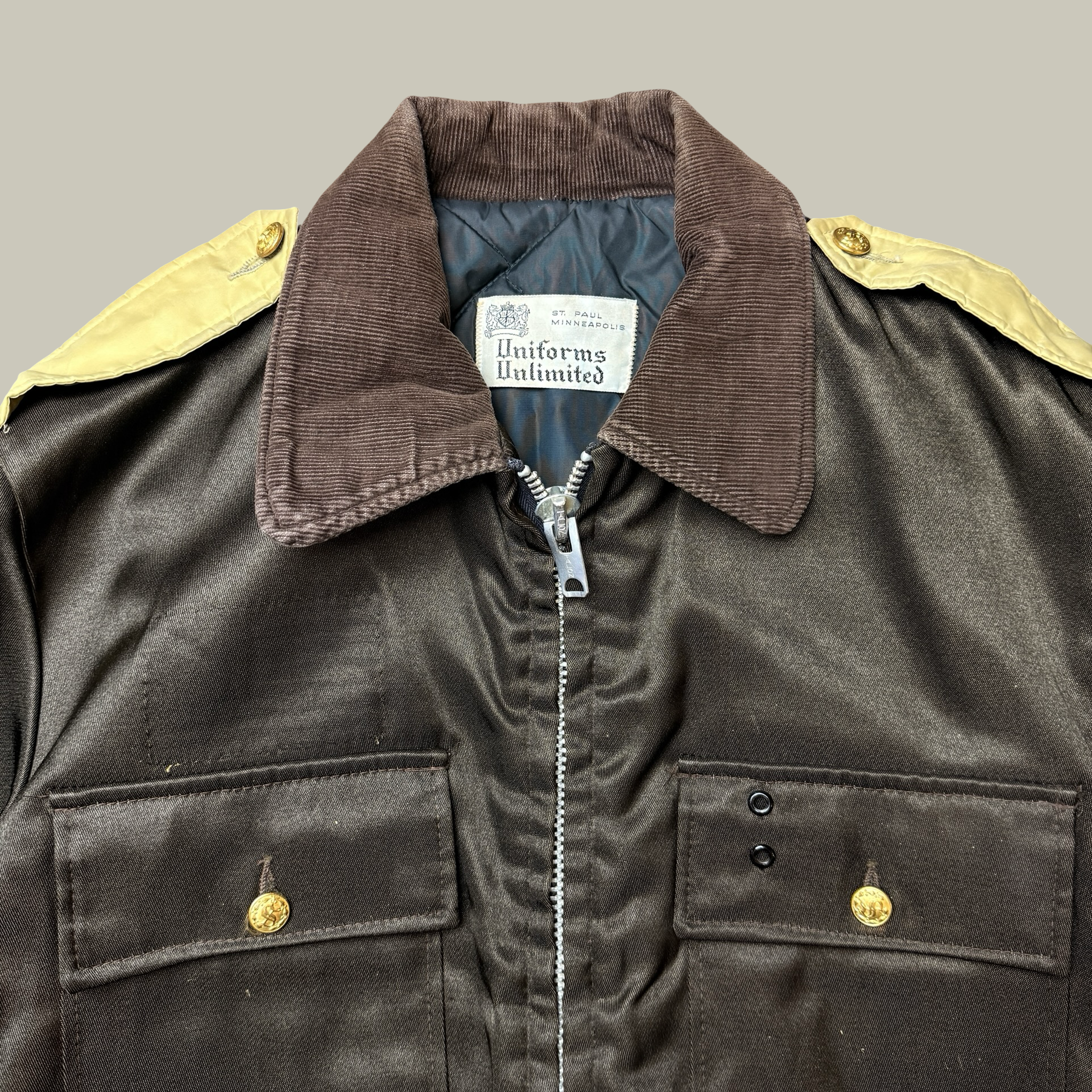 1960s–1970s UNIFORMS UNLIMITED FLIGHT-INSPIRED WORK JACKET