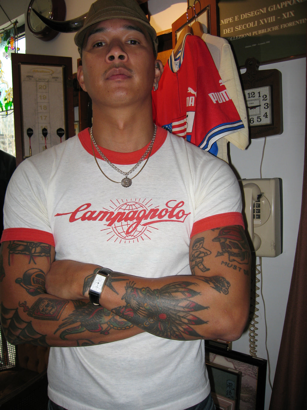 PATIO BIKE SHOP CAMPAGNOLO RINGER T-SHIRT · CIRCA 1970S-1980S