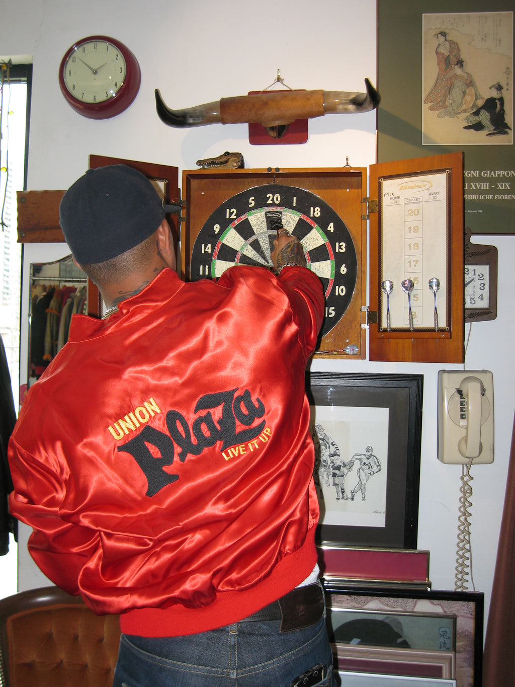 70’s UNION PLAZA SATIN BOMBER