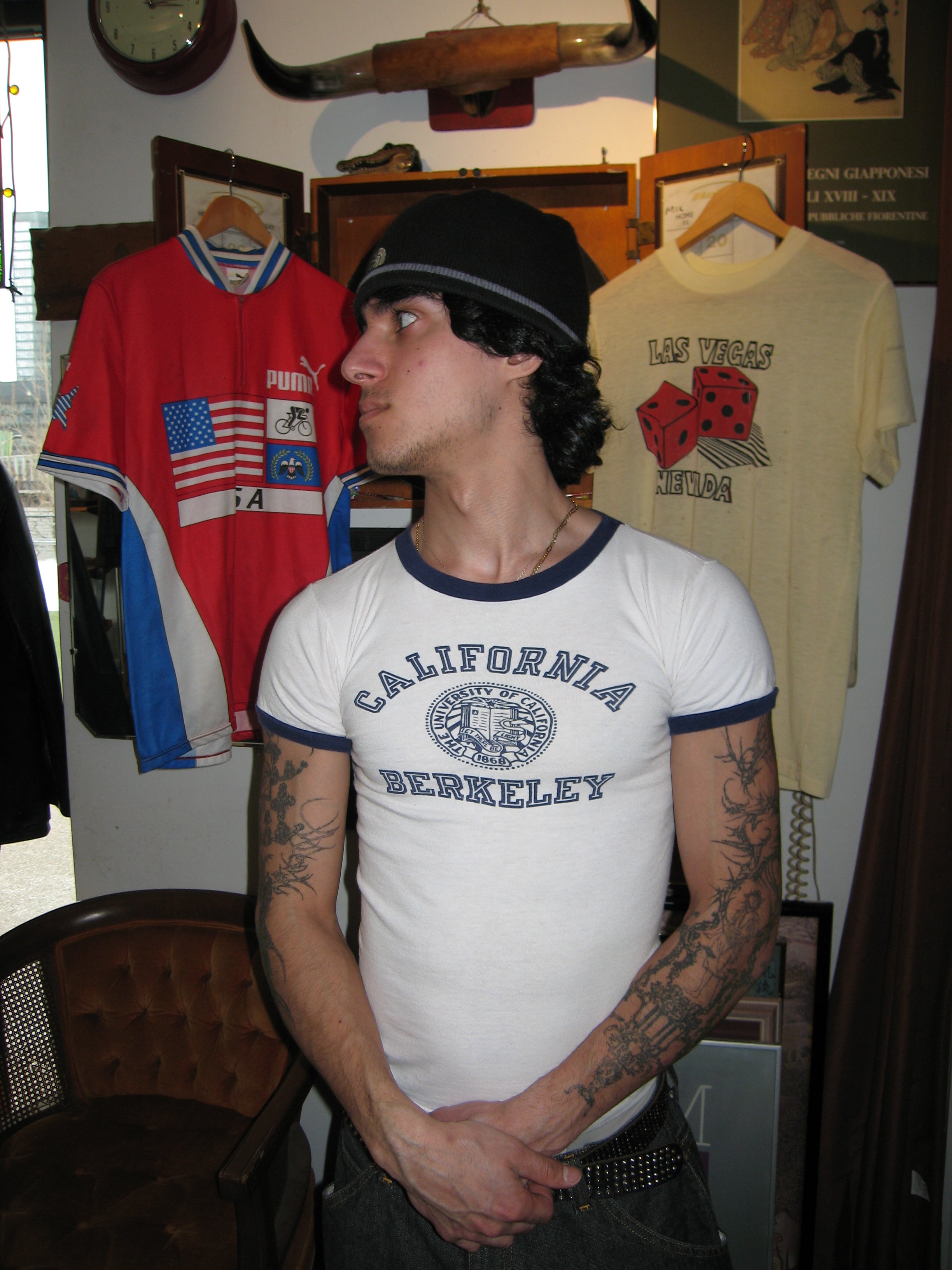 UNIVERSITY OF CALIFORNIA BERKELEY RINGER T-SHIRT